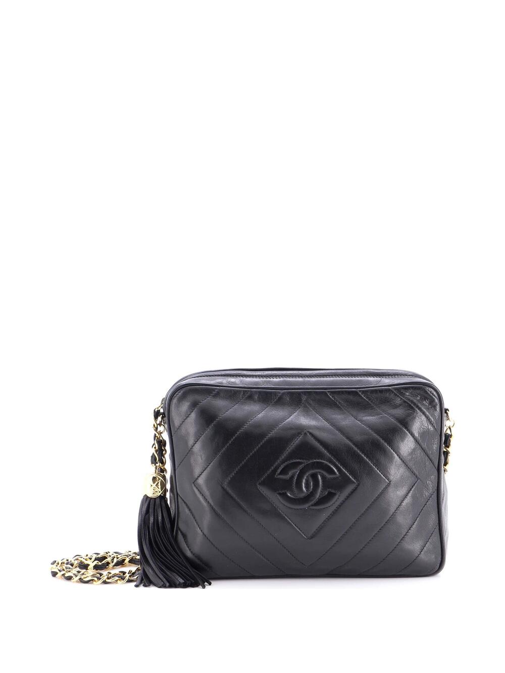 Chanel Vintage Diamond Cc Camera Bag #269700C24B